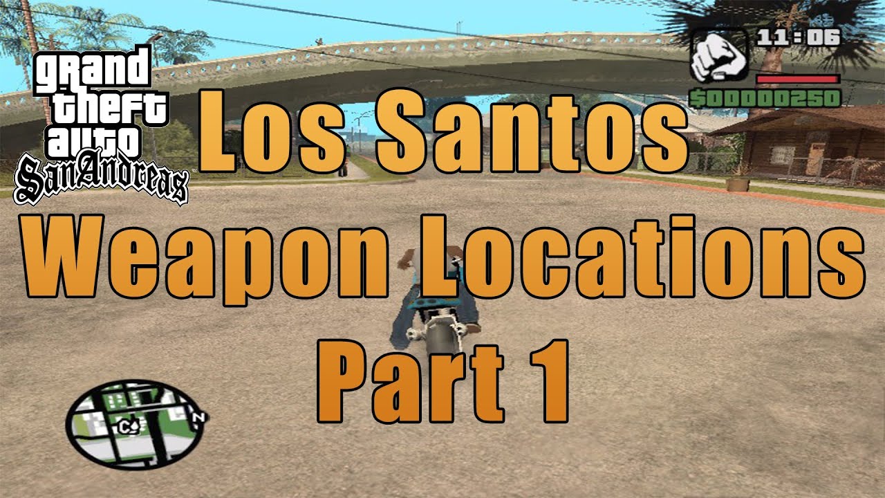 Gta san andreas map gun shop