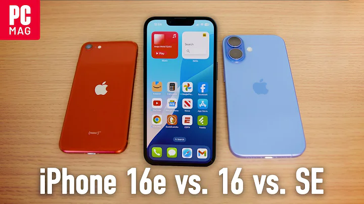 iPhone 16e compared to iPhone SE and iPhone 16