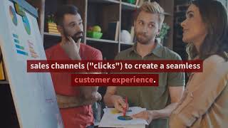 What is a "bricks and clicks" business strategy?