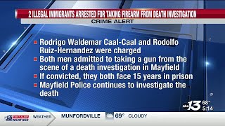 2 Foreign Nationals arrested for possessing firearm from death investigation