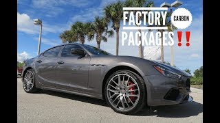 The OEM Maserati Carbon Fiber Int/Ext Package (Custom Ghibli GranSport}