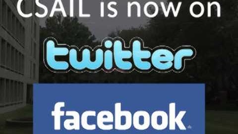 CSAIL is on Facebook and Twitter