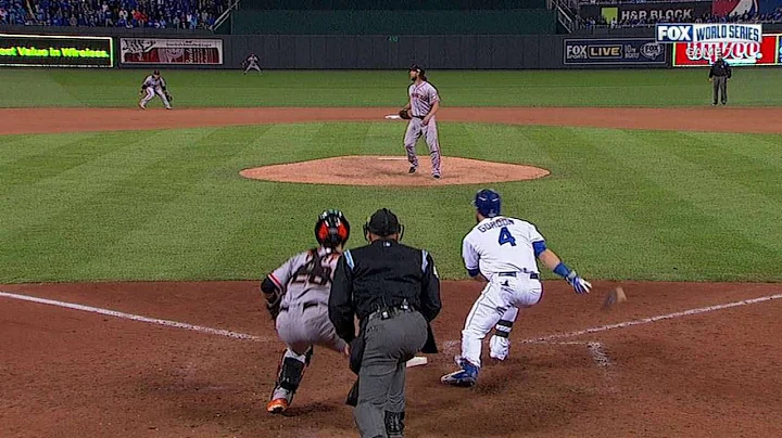 WS2014 Gm7: Gordon singles, takes third on error