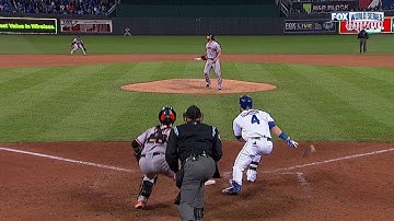 WS2014 Gm7: Gordon singles, takes third on error