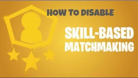 How to Disable Skill Based Matchmaking / How to get into Bot Lobbies in Fortnite (Fortnite Tutorial)