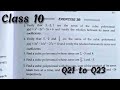 Class 10 Ex 2B Q21 TO Q23 Polynomials | RS Aggarwal | Chapter 2 2022 | CBSE | ICSE | Rajmith study