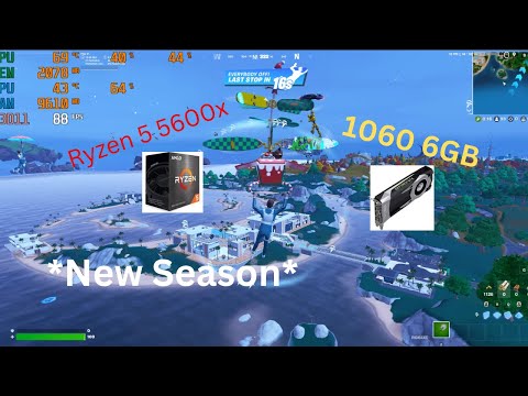 *New* Chapter 4 Season 4 Competitive Settings Gameplay! 1060 6GB Ryze 5 5600x