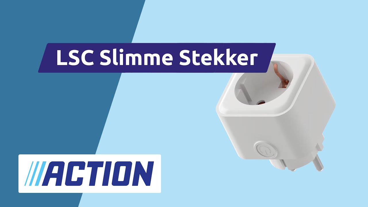 Rood bros Rommelig LSC Smart Connect slimme stekker - Action - YouTube