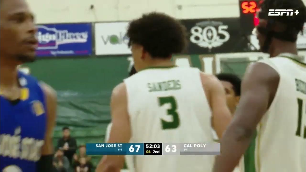 cal-poly-vs-san-jose-st-men-s-basketball-highlights-nov-29th