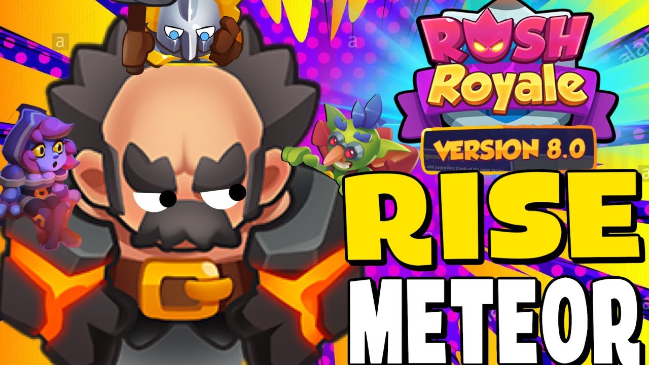GAMEBYTHEBEACH, AJ, GUNMAN69….. AND METEOR😤 || RUSH ROYALE