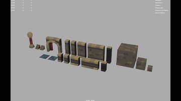 Proto Dungeon - 3d Modeling Timelapse #1