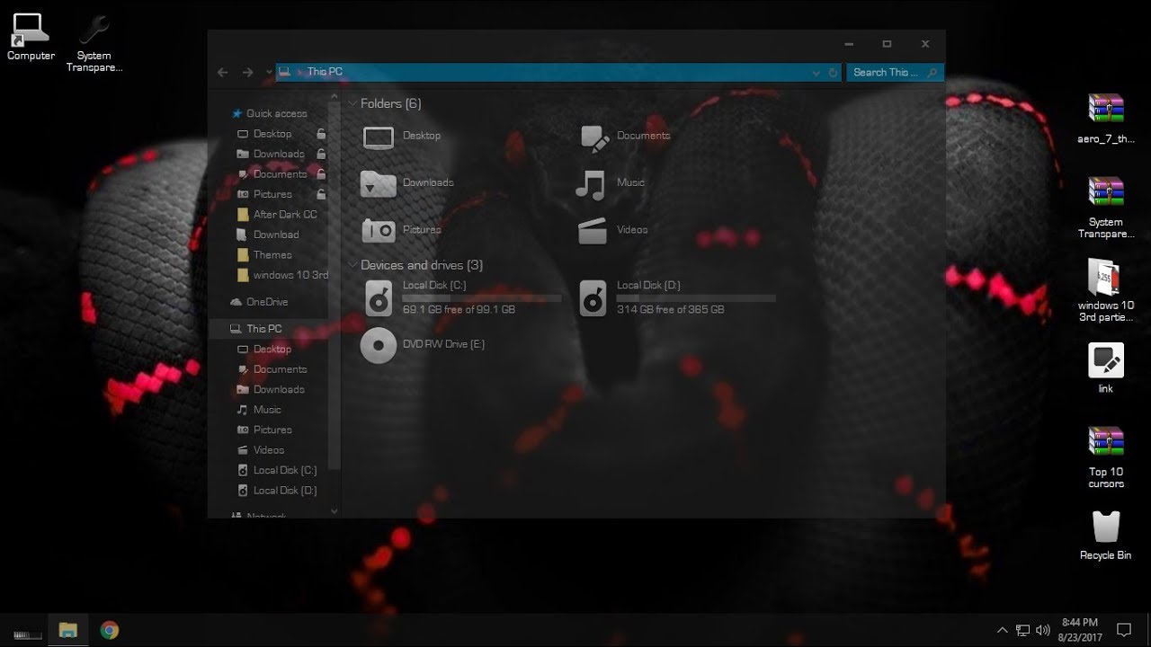 Install custom icons on Windows 8 and 10