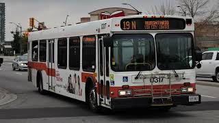 Miway 2003 New Flyer D40LF 0317 (Audio Recording)