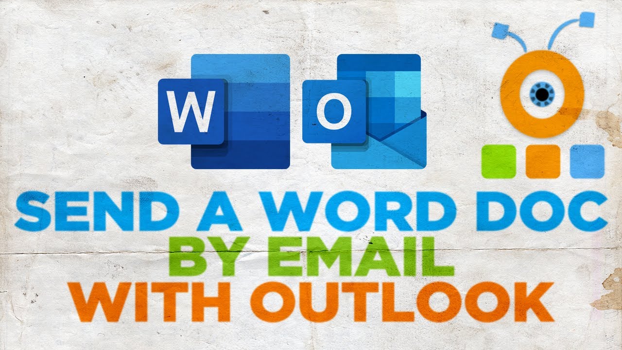 How To Send A Word 2021 Document By Email With Outlook YouTube