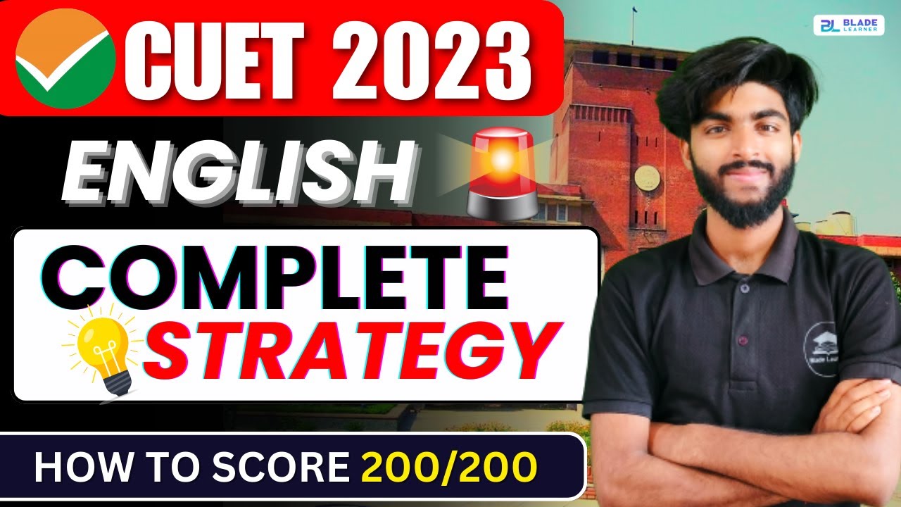 CUET 2023 English Language Preparation Strategy | How To Prepare ...
