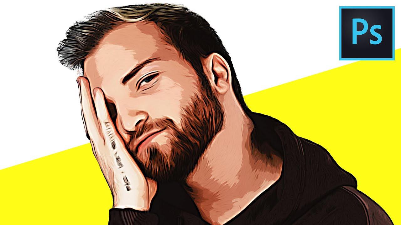 How To Turn Photos Into Cartoon Effect In Photoshop Vector Art How To Turn Photos Into Cartoon Effect In Photoshop Vector Art