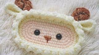 Crochet Tutorial Woodland Fox Sheep Hook Holder Free Pattern