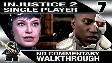 INJUSTICE 2 Walkthrough No Commentary Part 7 Single Player (PS4 Pro 1080P) - Catwoman & Cyborg
