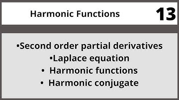 Harmonic Functions|Complex analysis in Hindi Urdu MTH324 LECTURE 13