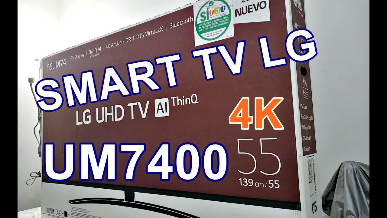 SMART TV LG UM7400: UNBOXING PRIMERAS IMPRESIONES 2020 