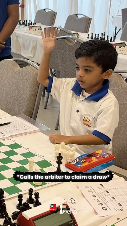 4 year old Anish in Action 🥶♟️U-9 Nationals 2025 #chess