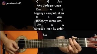 Chord AKU YANG TERSAKITI - Judika | Kunci Gitar Mudah