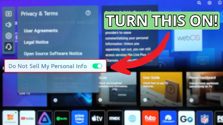 Protect Your Privacy on LG WebOS Smart TVs: Essential Settings You MUST Change!