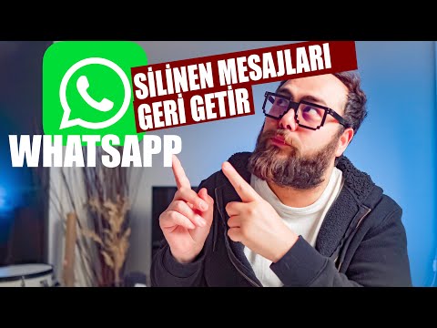 Whatsapp'da Silinen Mesajları Geri Getirme Nasıl Yapılır?