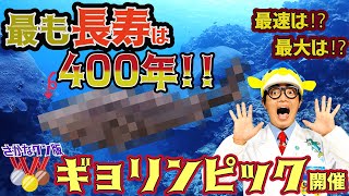 【江戸時代から生き続けるお魚！】お魚オリンピック開催！さかなクンが認定。