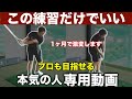 【根本から変わりゴルフが覚醒します】100%プロ級の打ち方が手に入る練習方法と意識とコツ。
