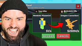 INSANE Noobini duelling challenge in Steal A Brainrot screenshot 5