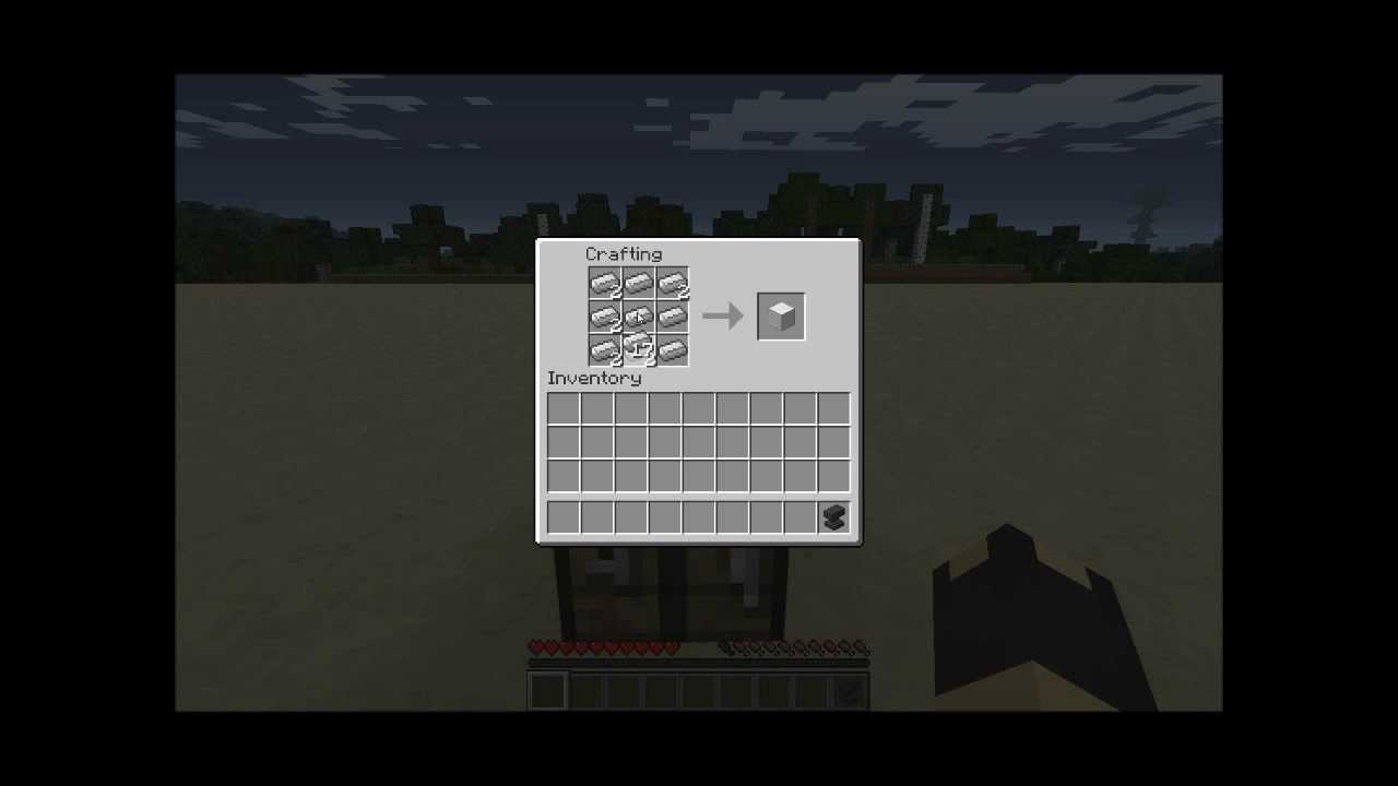 Minecraft Crafting Recipes : Anvil - YouTube