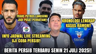 Info Jadwal Streaming Uji Coba Persib Kronologi Lengkap Kasus Ramon Tanque