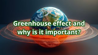 What is the greenhouse effect and why is it important?
