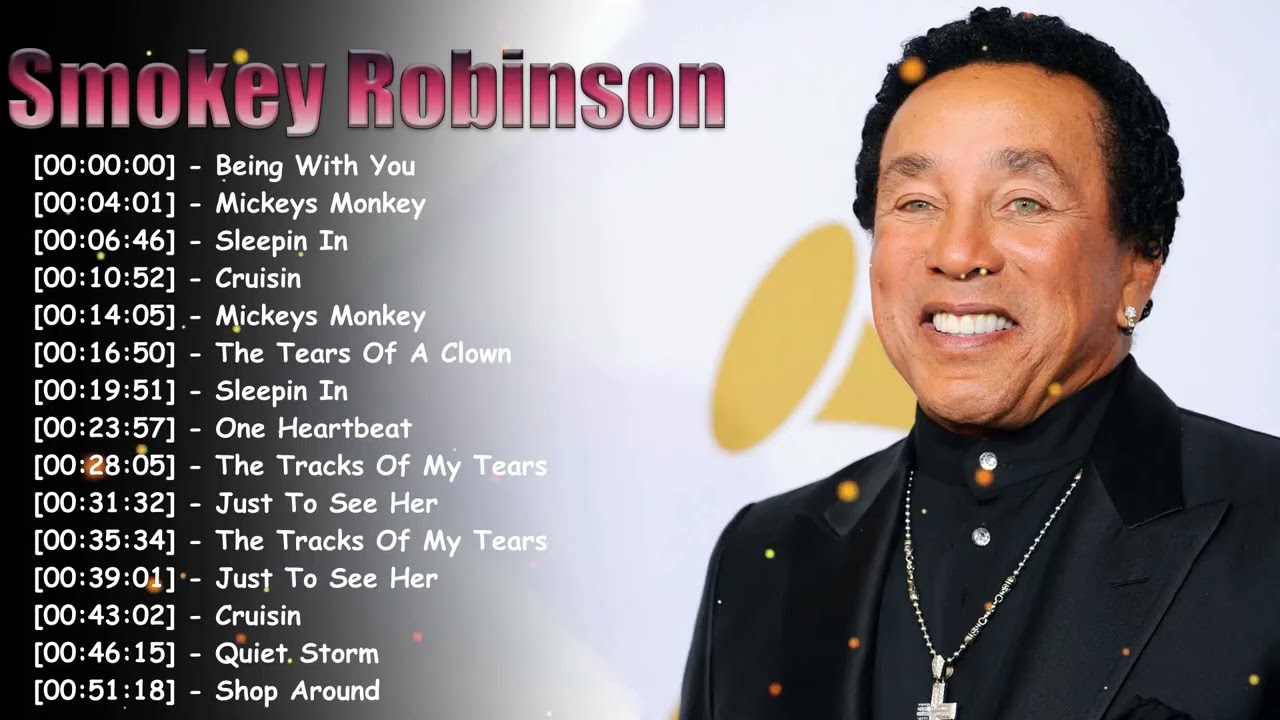 Smokey Robinson Greatest Hits Full Album – Top 20 Motown Soul Songs of All Time