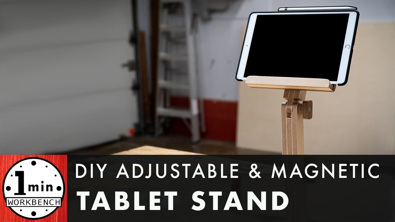 DIY iPad/Tablet Stand with Magnets 