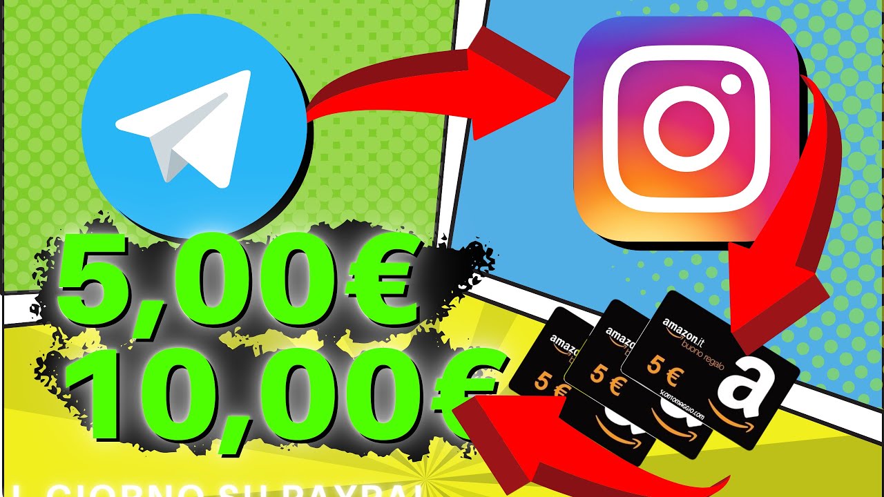 🚀🤑 GUADAGNARE Buoni Amazon con BOT TELEGRAM - 5,00 - 10,00 euro al ...
