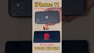 Iphone 11 Vs Poco X6 Pro Vs Galaxy Z Fold 6 Vs Rs 60,000 - Freefire Test