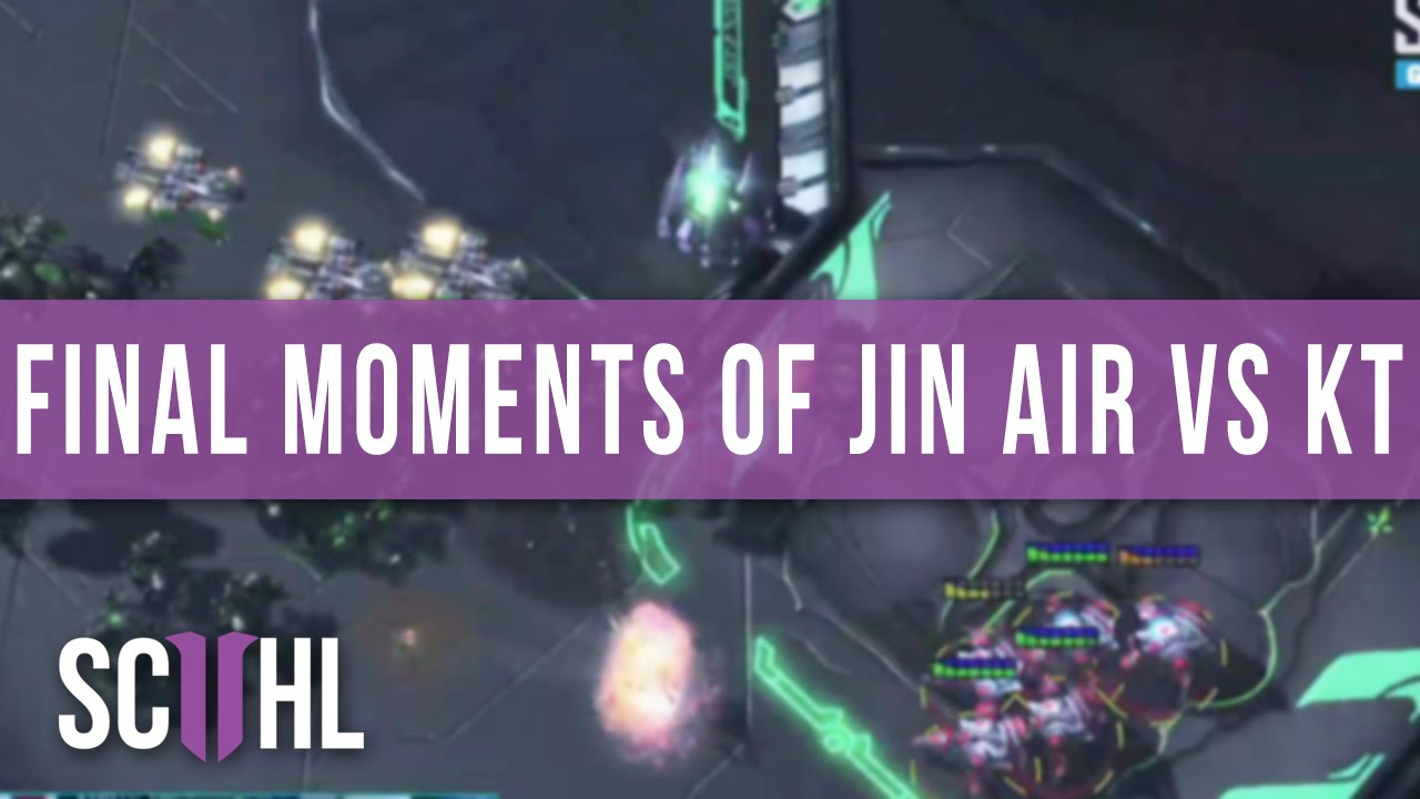 The Final moments of Jin Air vs KT Rolster - SC2 Proleague Finals