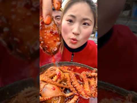 asmr#148#asmr シチュボイス#샤오위 먹방# 먹방# asmr シャンプー#eating show#mukbang#seafood#chinese eating#short