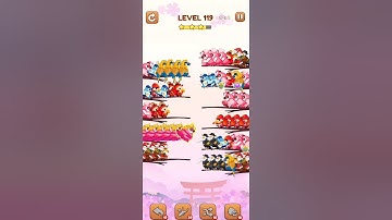 BIRD SORT 2 COLOR PUZZLE GAME🐦      LEVEL 119