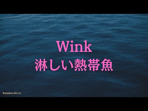Wink  淋しい熱帯魚 寂寞熱帶魚 中文歌詞翻譯