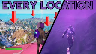 Going To Every Location In One Round (Fortnite Battle Royal)