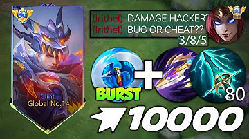 NEW META! CLINT 100% BEST DAMAGE BUILD AND EMBLEM!! (clint best build 2025) - MUST TRY! | MLBB