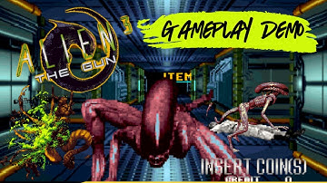 Alien 3: The Gun Longplay Gameplay Demo w/ RetroPie Guy Light Gun Controller on Raspberry PI 4