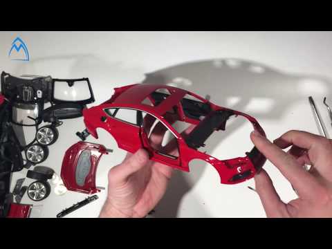 Unboxing of mini AUDI A7 RS7 Miniature 1/18 luxury diecast toy car