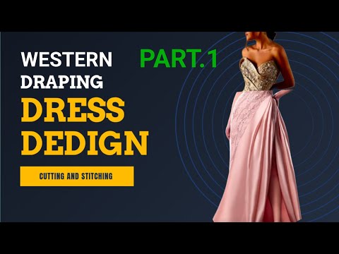 western dress cutting and stitching Beautiful western dress pattern design, easy making hacks#trending  #stitching #cutting #fashion #viralvideo