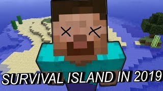 We Played Minecraft Survival Island In 2019... With A Twist