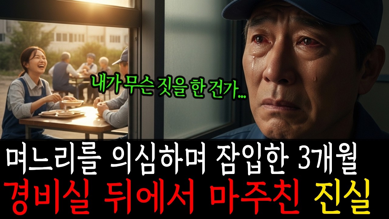가난한 며느리 못 믿어 청소부로 잠입한 재벌 회장, 경비실 뒤에서 목격한 소름 돋는 진실