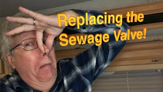 How to Replace a Black Tank Sewage Valve on an RV
